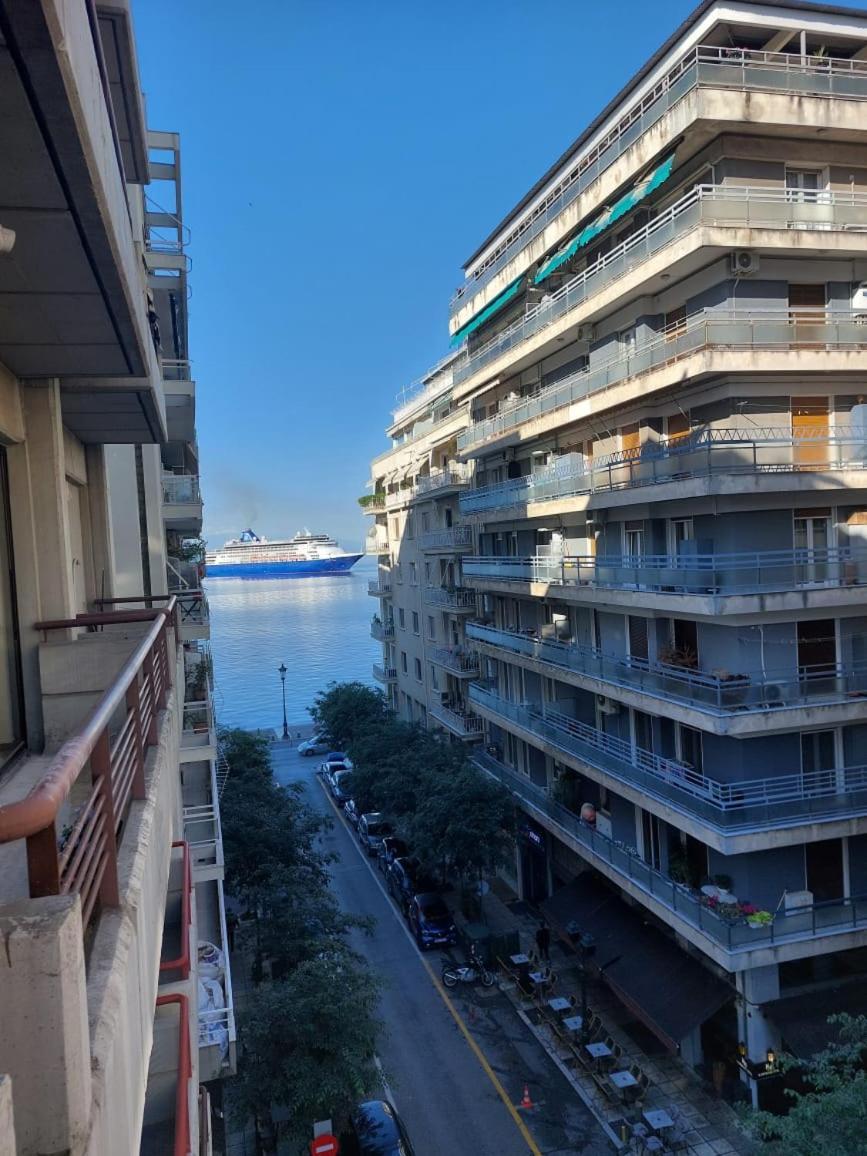 Fabulous Sea View Apartment Thessaloníki Exteriör bild